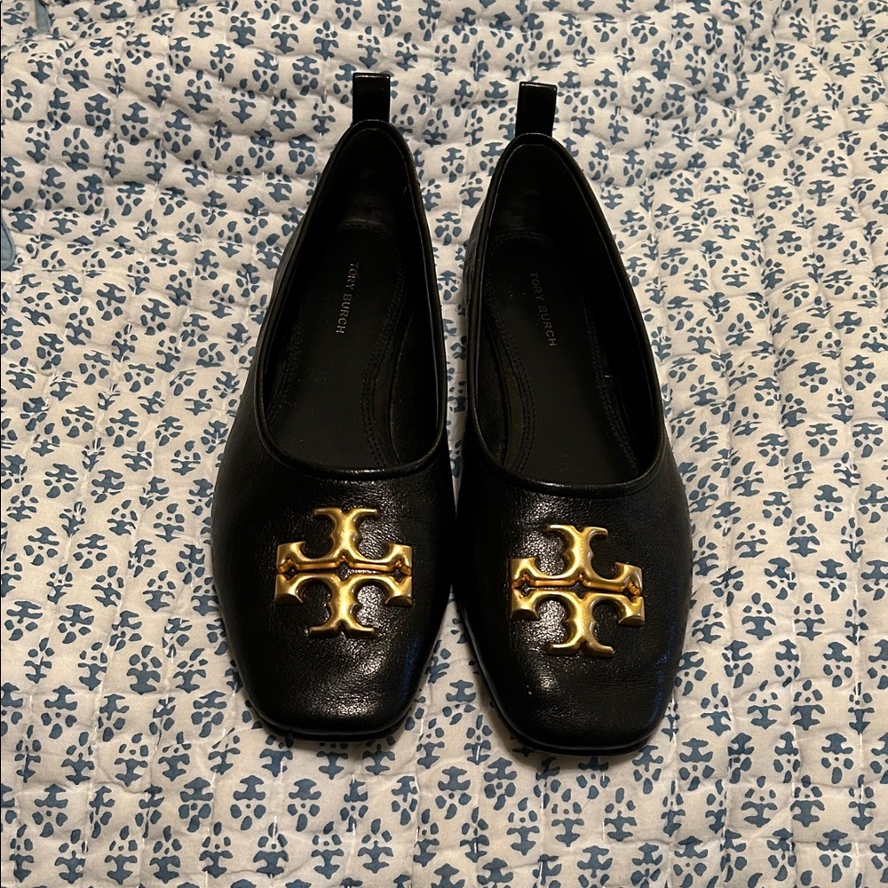 Tory Burch black flats size 7.5